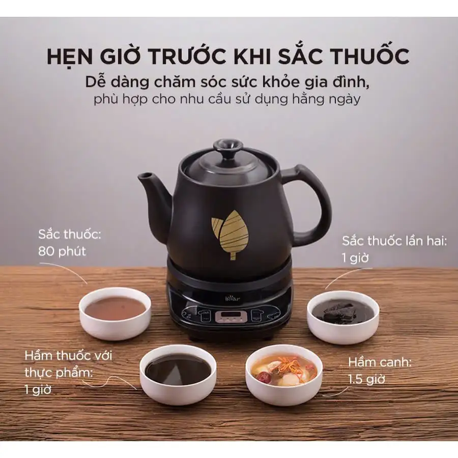 Ấm Sắc Thuốc Bằng Điện BEAR 4.0L Ấm Sắc Thuốc Bắc Gốm Sứ Chịu Nhiệt Bình Đun Nước Pha Trà Ấm Sắc Thuốc Điện HTM-4H40X Ấm Sắc Thuốc Bằng Điện BEAR 4.0L Ấm Sắc Thuốc Bắc Gốm Sứ Chịu Nhiệt Bình Đun Nước Pha Trà Ấm Sắc Thuốc Điện HTM-4H40X - Ảnh 9