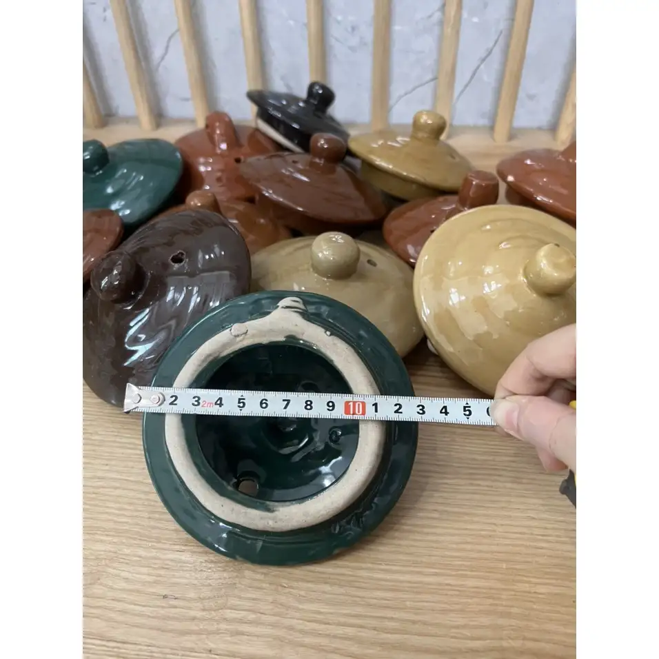 Nắp rời Siêu Sắc Thuốc điện 066 size ấm vòng ngoài 13cm - miệng 10cm MÀU XANH LỤC Dùng cho ấm nấu thuốc bắc Nắp rời Siêu Sắc Thuốc điện 066 size ấm vòng ngoài 13cm - miệng 10cm MÀU XANH LỤC Dùng cho ấm nấu thuốc bắc - Ảnh 3