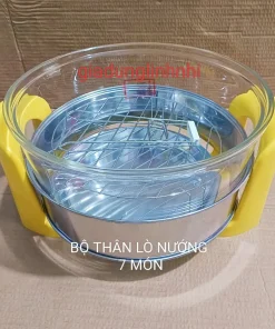 Nắp lò nướng thuỷ tinh Halogen 1300W 250ºC thay thế cho các lò thân tròn trên thị trường