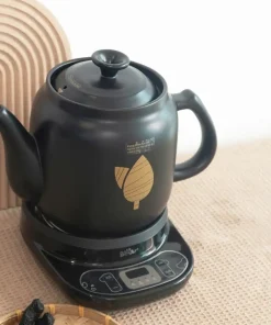 Ấm sắc thuốc Bear 4L bản Tiếng Việt gốm sứ cao cấp an toàn