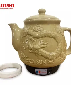 Siêu sắc thuốc điện GỐM SỨ BÁT TRÀNG Fujishi 3.2 lít HK-088 Ấm thuốc điện nấu tự động ngắt