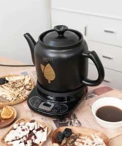 Ấm sắc thuốc Bear 4L bản Tiếng Việt gốm sứ cao cấp an toàn