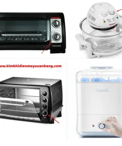 Timer hẹn giờ lò nướng núm vặn lò nướng thủy tinh 20 - 120 L