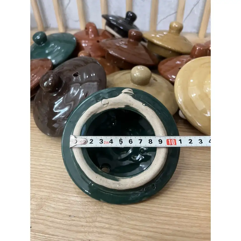 Nắp rời Siêu Sắc Thuốc điện 066 size ấm vòng ngoài 13cm - miệng 10cm MÀU XANH LỤC Dùng cho ấm nấu thuốc bắc Nắp rời Siêu Sắc Thuốc điện 066 size ấm vòng ngoài 13cm - miệng 10cm MÀU XANH LỤC Dùng cho ấm nấu thuốc bắc - Ảnh 4