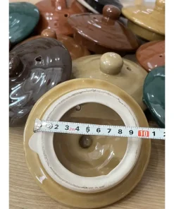 Alternative view of Nắp rời Siêu Sắc Thuốc điện 066 size ấm vòng ngoài 13cm - miệng 10cm MÀU VÀNG Dùng cho ấm nấu thuốc bắc