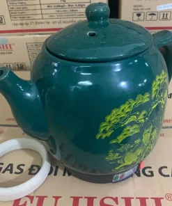 Siêu sắc thuốc GỐM SỨ BÁT TRÀNG Fujishi 3.2 lít HK-066 Ấm thuốc điện nấu tự động ngắt