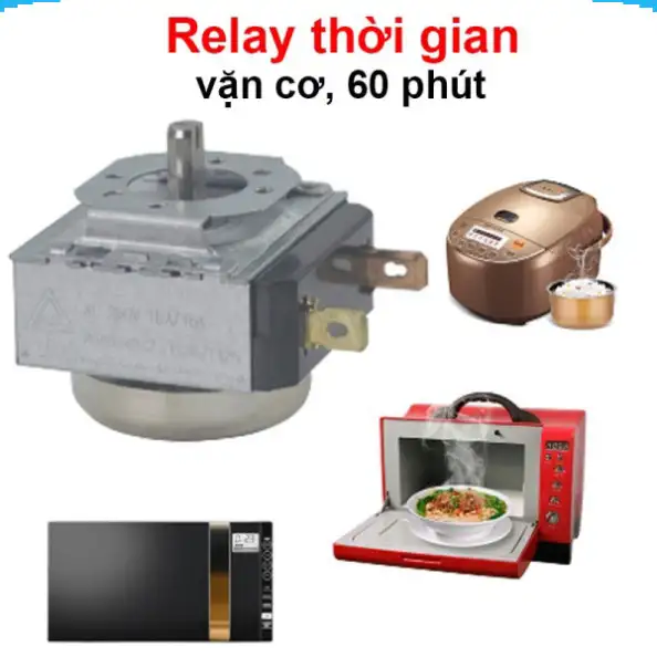 Relay thời gian vặn cơ bộ hẹn giờ lò nướng nồi áp suất