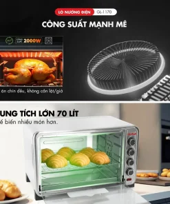Lò nướng Gali GL-1170 70 LÍT