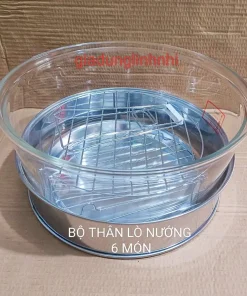 Alternative view of Phụ kiện Lò Nướng Thủy Tinh Dung Tích 12 lít- 17 lít dùng được cho tấc cả các loại lò nướng