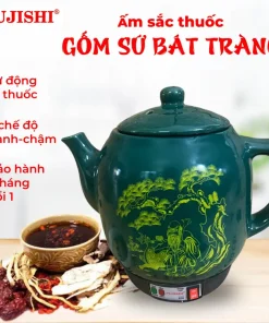 Siêu sắc thuốc GỐM SỨ BÁT TRÀNG Fujishi 3.2 lít HK-066