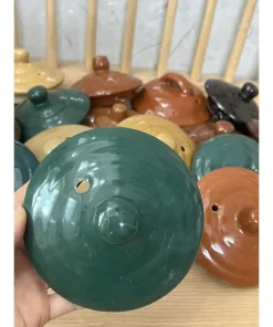 Nắp rời Siêu Sắc Thuốc điện 066 size ấm vòng ngoài 13cm - miệng 10cm MÀU VÀNG Dùng cho ấm nấu thuốc bắc