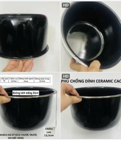 Ruột Nồi Áp Suất Lòng Nồi áp Suất Điện 5 lít Dùng cho các hãng Comet, Sunhouse, Bluestone, Khaluck, Sharp, Kangaroo ...