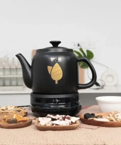Alternative view of Ấm sắc thuốc Bear 4L bản Tiếng Việt gốm sứ cao cấp an toàn