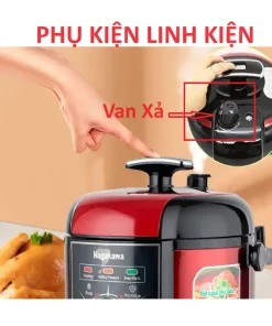 Alternative view of Van xả hơi van an toàn nồi áp suất điện Nagakawa NGA0205