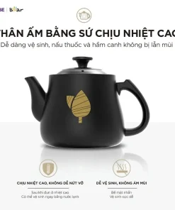 Ấm Sắc Thuốc Bắc HTM-4H40X 4 lít Bear Siêu Sắc Thuốc Ấm Sắc Thuốc Ấm Nấu Thuốc Bắc Siêu Nấu Thuốc Nam Ấm Điện Sắc Thuốc