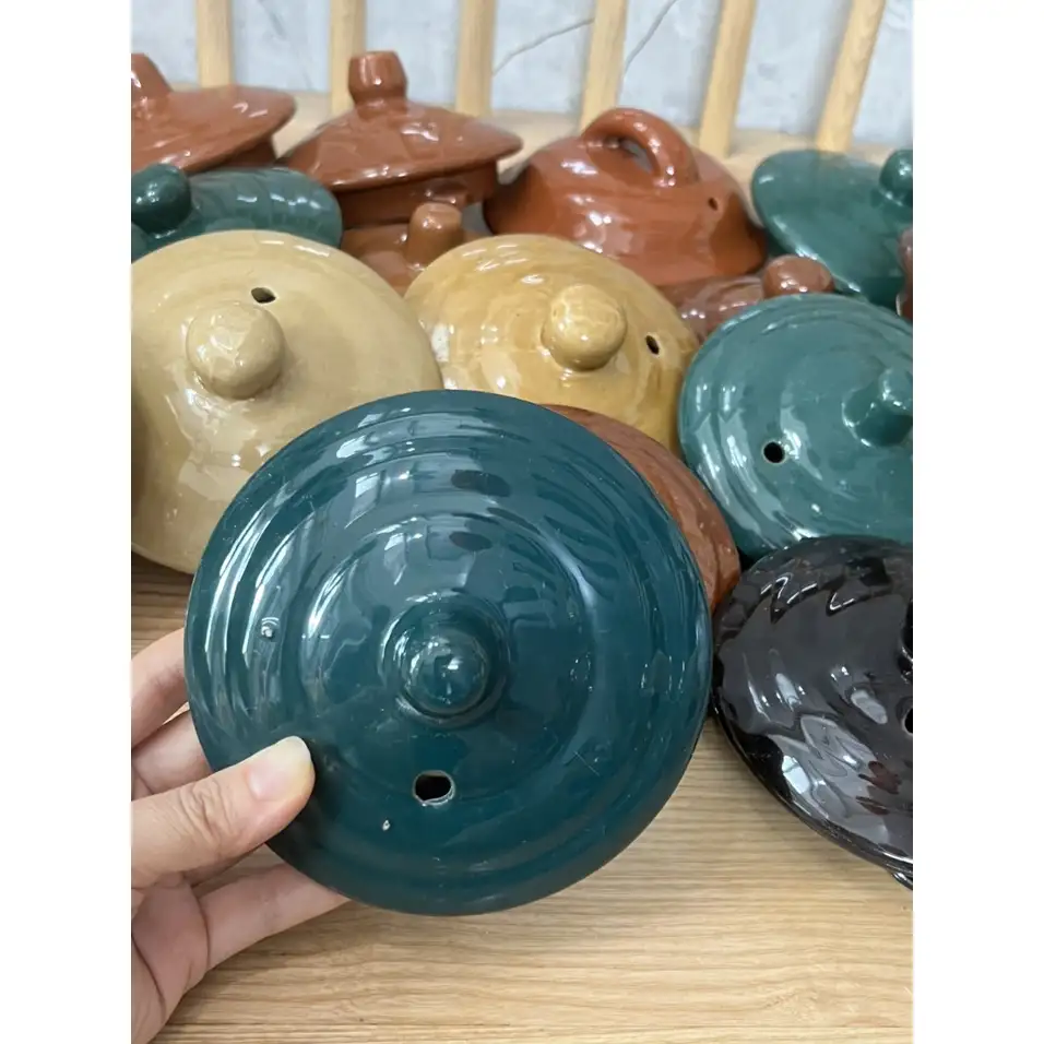 Nắp rời Siêu Sắc Thuốc điện 066 size ấm vòng ngoài 13cm - miệng 10cm MÀU XANH LỤC Dùng cho ấm nấu thuốc bắc Nắp rời Siêu Sắc Thuốc điện 066 size ấm vòng ngoài 13cm - miệng 10cm MÀU XANH LỤC Dùng cho ấm nấu thuốc bắc - Ảnh 2