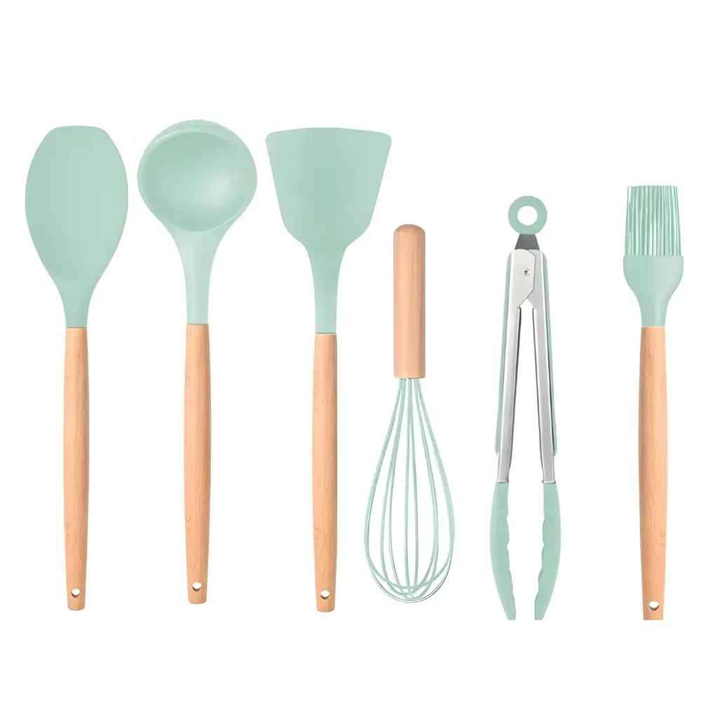 Quà tặng kèm BEAR (không bán) - Bộ Phụ Kiện dụng cụ làm bếp silicone 3 món / 6 món