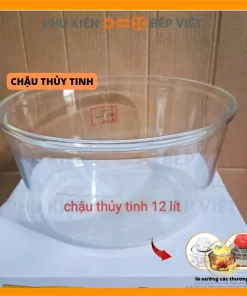 Nắp lò nướng thủy tinh bóng Halogen công suất 1300W, phù hợp các chậu thủy tinh trên thị trường