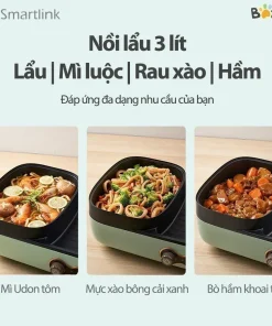 Bếp Nướng Lẩu Điện 3L Đa Năng 2in1 Bear DKL-C15G1 - Chính Hãng - BH 18 Tháng Bếp Nướng Lẩu Điện 3L Đa Năng 2in1 Bear DKL-C15G1 - Chính Hãng - BH 18 Tháng