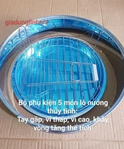 Đầu lò nướng thủy tinh và bộ phụ kiện lò nướng thủy tinh/ lò nướng tròn phù hợp các loại lò