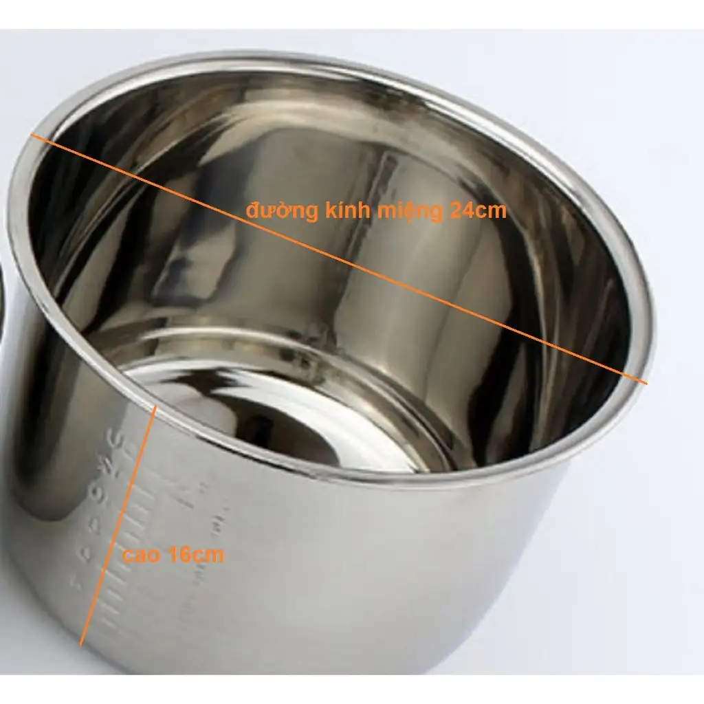 Lòng nồi Inox 6 lít