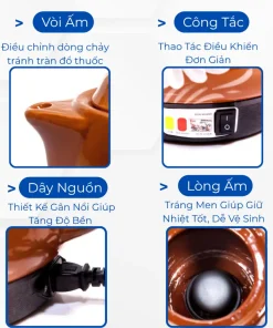 Alternative view of Mâm nhiệt NHÔM ấm sắc thuốc Trường Thọ (MÂM NHIỆT + SÒ NHIỆT RƠ LE + RON ) - Linh kiện ấm sắc thuốc