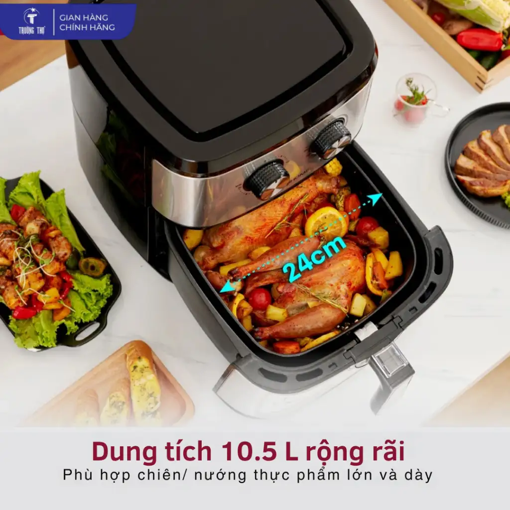 Nồi chiên không dầu Trường Thọ 10.5 lít
