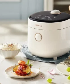 Nồi cơm điện MINI 0.5L (2 người ăn) (dung tích tổng 1.6L) Bear DFB-C16K1 - Hàng Chính Hãng