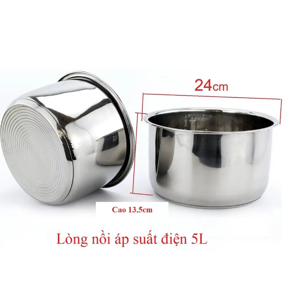 Lòng INox 5L-13,5cm