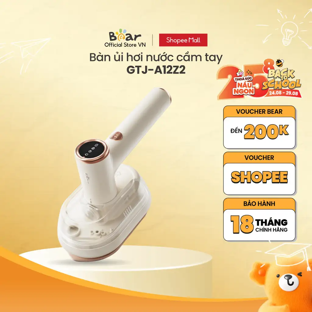 Bàn ủi hơi nước cầm tay Bear GTJ-A12Z2 - Hàng Chính Hãng