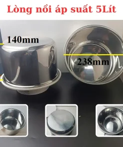 Ruột lõi nồi áp suất inox 5 lít