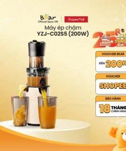 Máy ép chậm 200W Bear YZJ-C02S5 - Hàng Chính Hãng bản nội địa