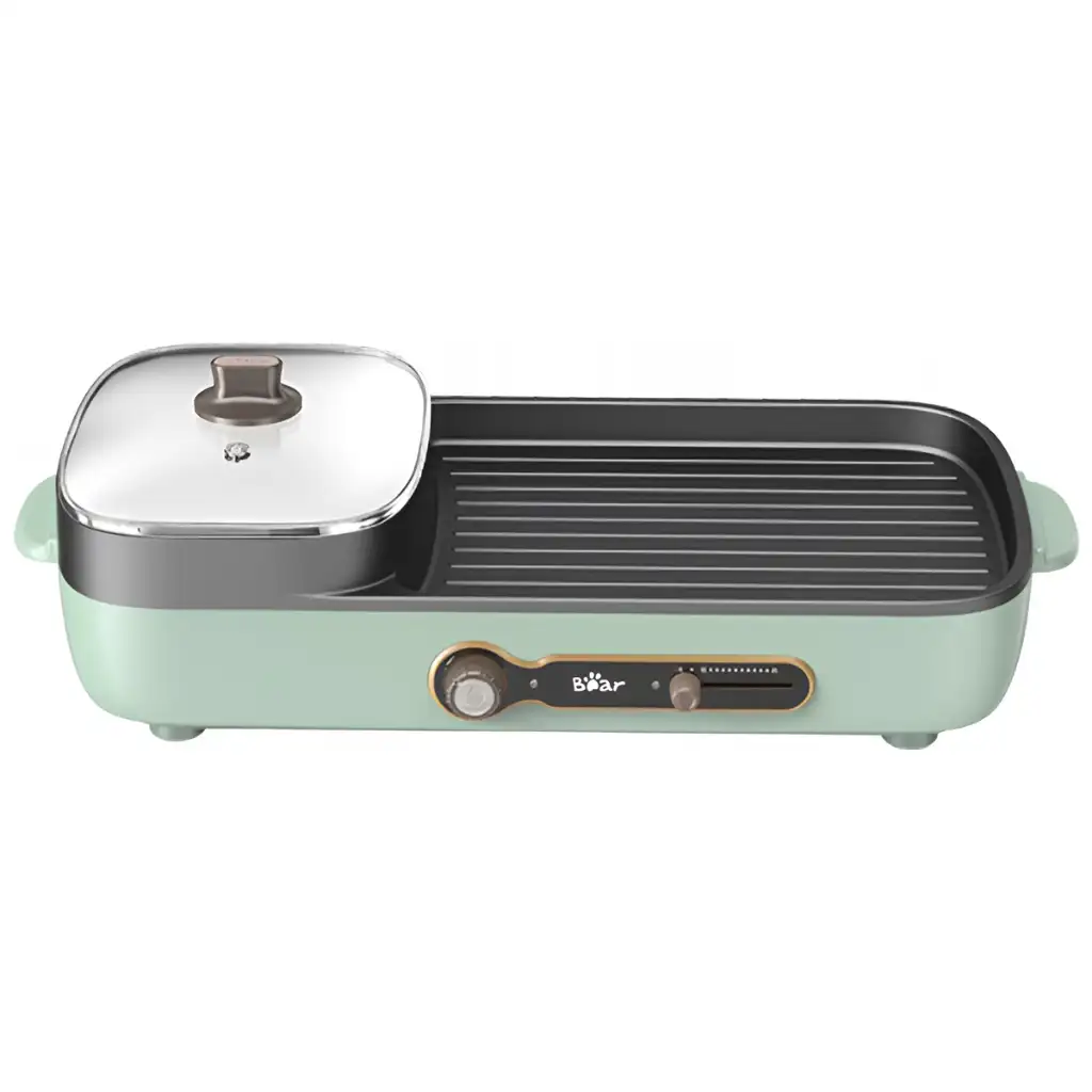 Bếp Nướng Lẩu Điện 3L Đa Năng 2in1 Bear DKL-C15G1 - Chính Hãng - BH 18 Tháng Bếp Nướng Lẩu Điện 3L Đa Năng 2in1 Bear DKL-C15G1 - Chính Hãng - BH 18 Tháng - Ảnh 2