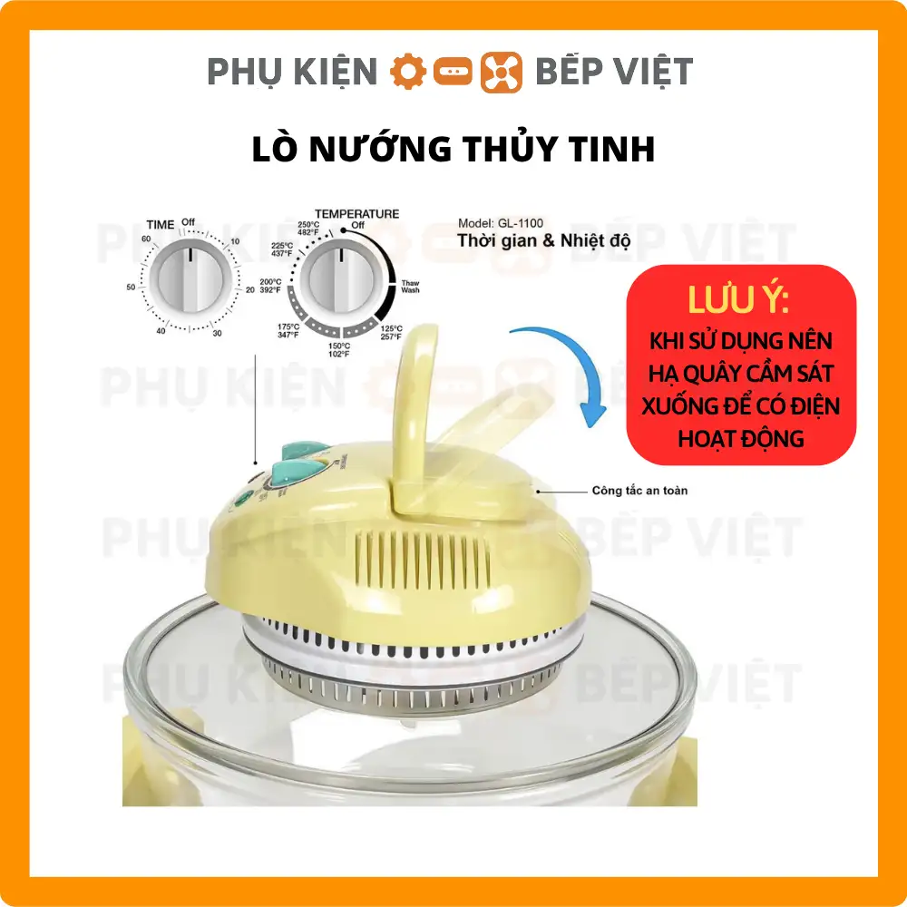 Nắp lò nướng