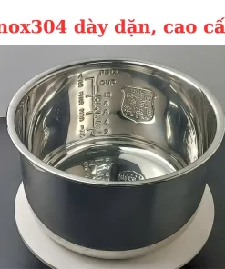 Ruột lõi nồi áp suất inox 5 lít loại dày kích thước 238x138mm