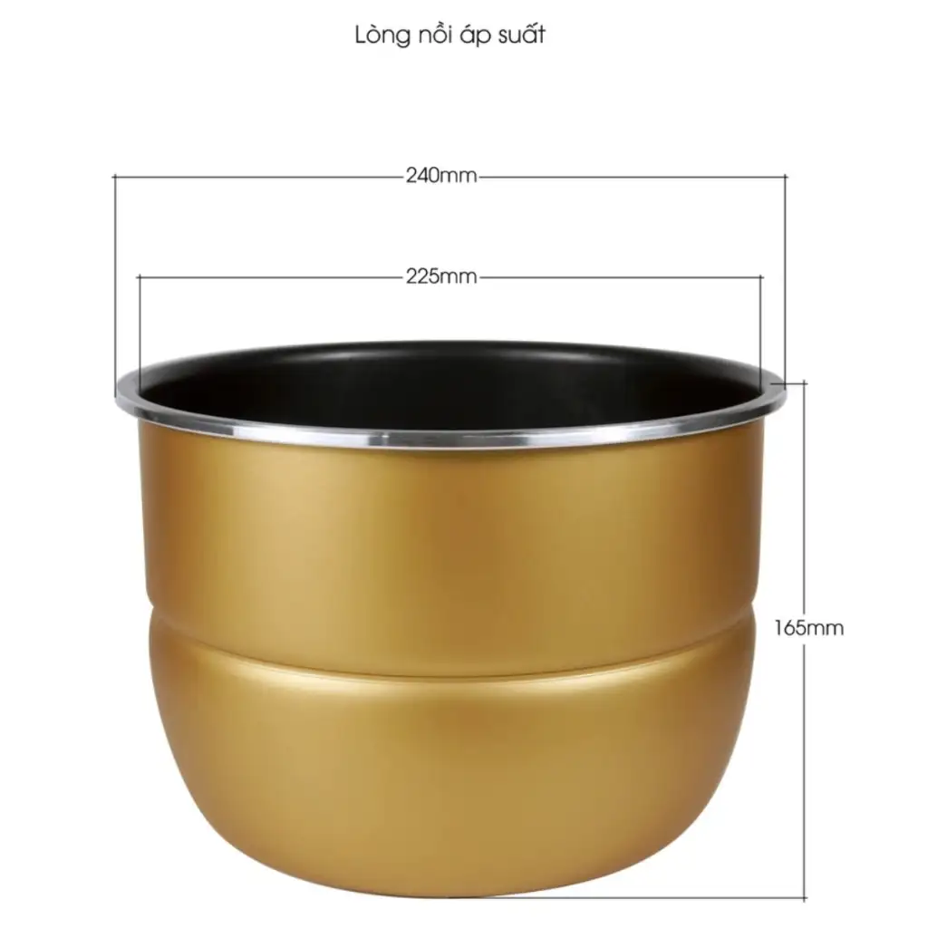 Lòng nồi áp suất cao ấp 6L Lòng nồi áp suất cao ấp 6L - Ảnh 5