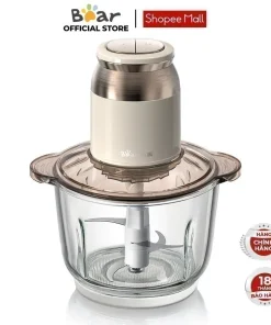 Máy xay thịt, thực phẩm 2L Bear QSJ-D03D7 - Hàng chính hãng BH 18 tháng
