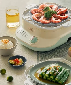 Nồi hấp thức ăn đa năng Bear DZG-C60Q8 - Hàng Chính Hãng BH 18 tháng