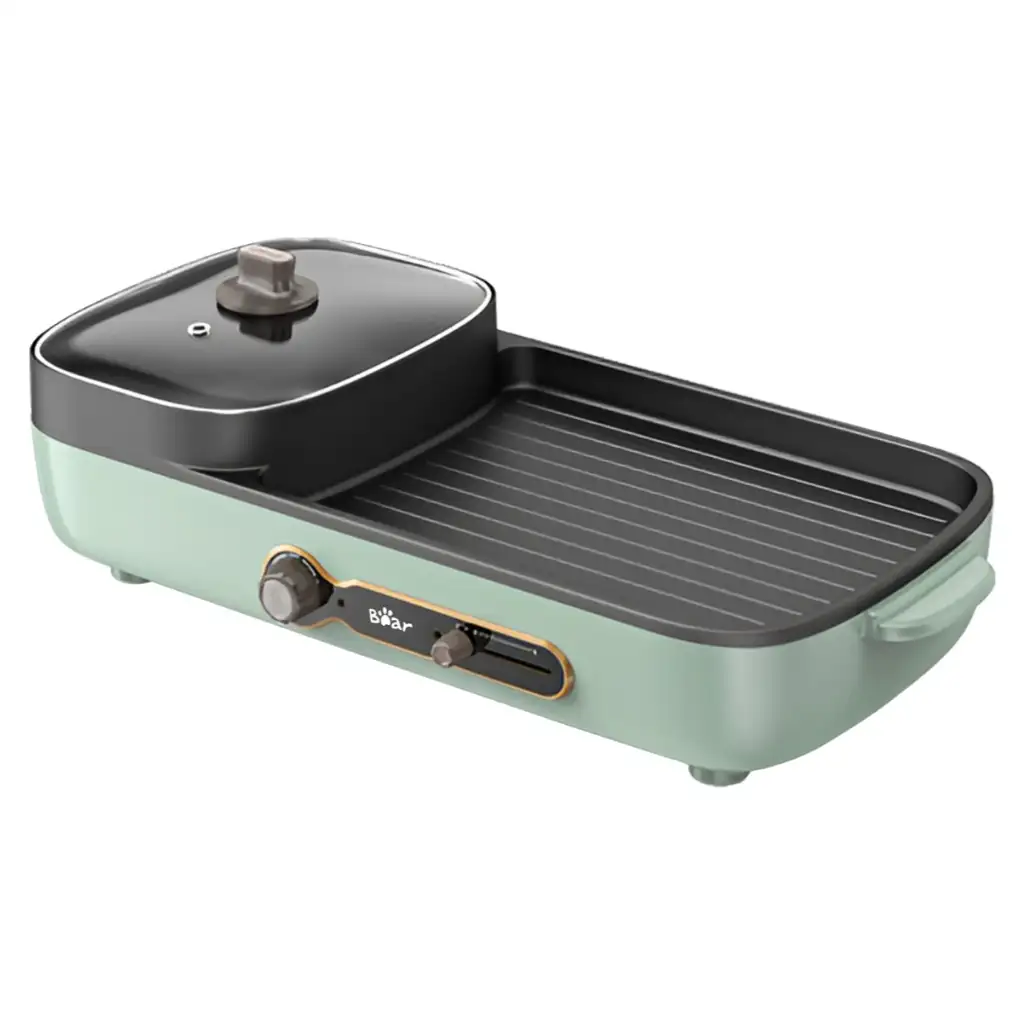 Bếp Nướng Lẩu Điện 3L Đa Năng 2in1 Bear DKL-C15G1 - Chính Hãng - BH 18 Tháng Bếp Nướng Lẩu Điện 3L Đa Năng 2in1 Bear DKL-C15G1 - Chính Hãng - BH 18 Tháng - Ảnh 3