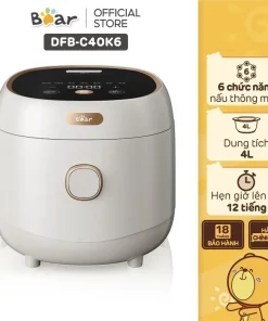 Alternative view of Nồi Cơm Điện 1.5L (lòng nồi 4L) Bear DFB-C40K6 - Hàng chính hãng -BH 18 tháng