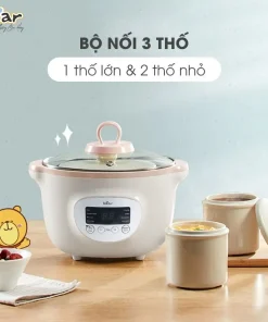 Nồi Nấu Cháo Chậm Bear 1.6L SUBE002