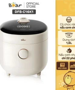 Alternative view of Nồi cơm điện MINI 0.5L (2 người ăn) (dung tích tổng 1.6L) Bear DFB-C16K1 - Hàng Chính Hãng