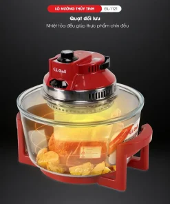 Thân Nồi Thủy Tinh Lò Nướng Gali 12L-15L Chính Hãng Chịu Nhiệt Cao Thay Dễ Dàng
