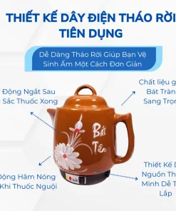 Ấm Sắc Thuốc Tự Động Bát Tiên 3.2 Lít BA-2086