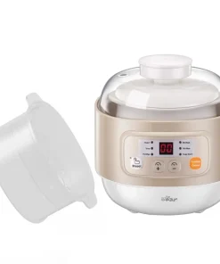 Combo Nồi Nấu Cháo Chậm 0.8L Bear DDZ-A08T8 Và Máy Xay Ăn Dặm Bear QSJ-B01P1 300ml
