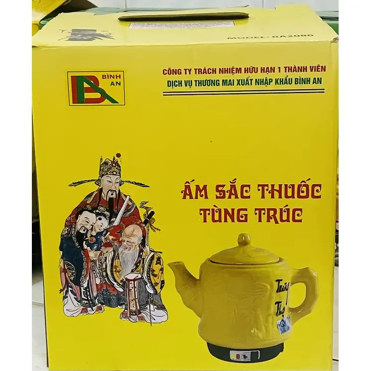 ẤM SẮC THUỐC TRƯỜNG THỌ TÙNG TRÚC 3.2L TẶNG VÒNG SỨ ẤM SẮC THUỐC TRƯỜNG THỌ TÙNG TRÚC 3.2L TẶNG VÒNG SỨ - Ảnh 9