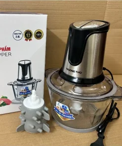 Alternative view of Máy Xay Thịt Trường Thọ BA-1266 2L cối thủy tinh 400W kèm dụng cụ bóc tỏi