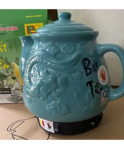 Alternative view of Ấm Sắc Thuốc Trường Thọ Bát Tiên Rồng Vàng 3.2 lít