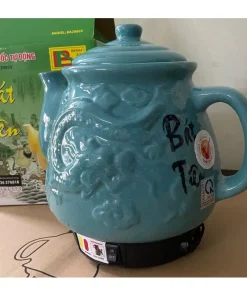 Ấm Sắc Thuốc Trường Thọ Bát Tiên Rồng Vàng 3.2 lít