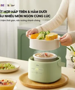 Nồi nấu cháo chậm Bear SC-4H10E 1L